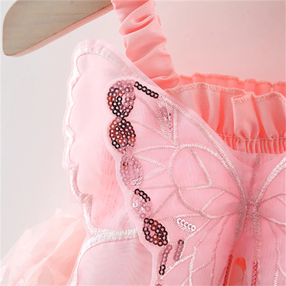 Children's Tulle Dress Wing Butterflies