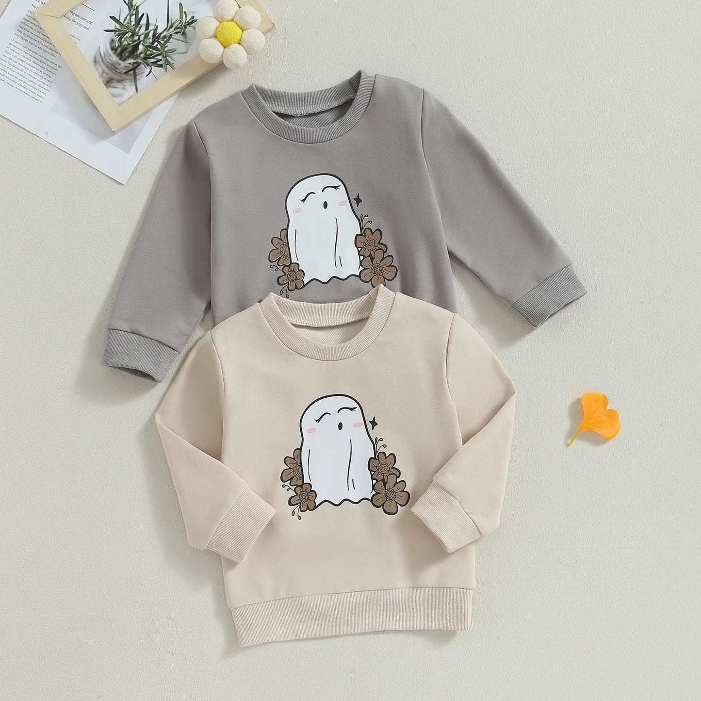 Sweatshirts Halloween Clothes Ghost Print