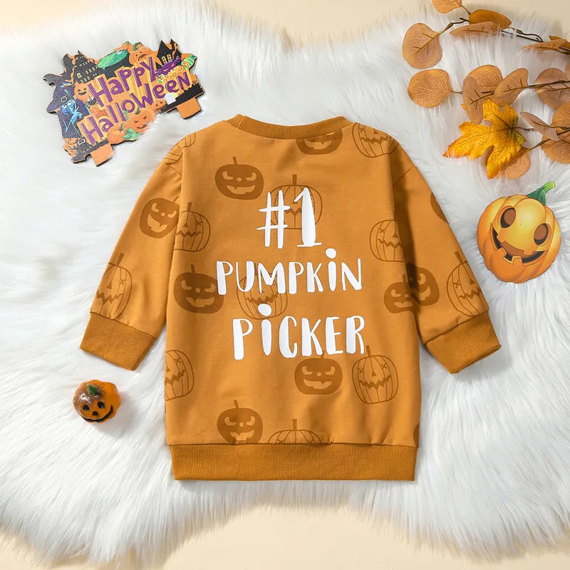 Sweatshirts Halloween Clothes Pumpkin