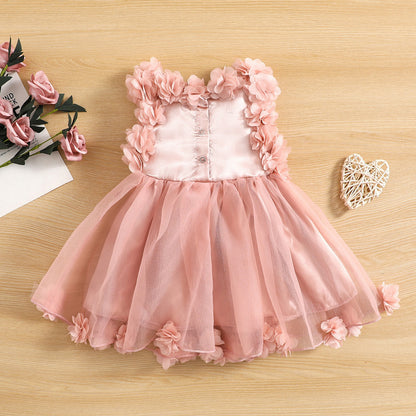 Dress with Flower Petals