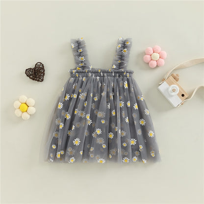 Daisy tulle baby dress