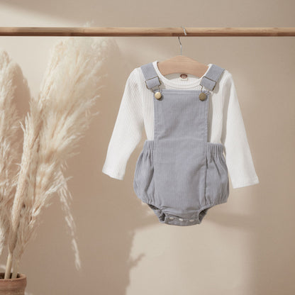 Set with children's overalls and blouse