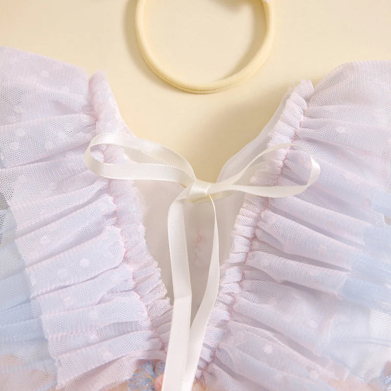 Infant Bodysuit Tulle Butterflies