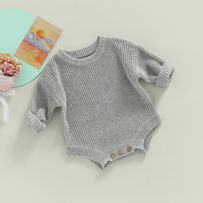 Baby basic overalls sweater