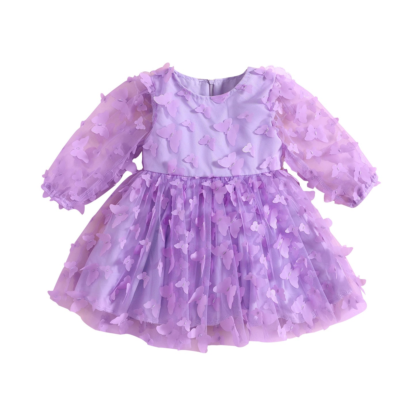 Butterfly long sleeve Baby Dress