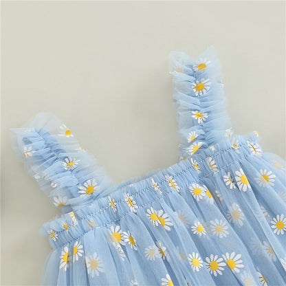 Daisy tulle baby dress