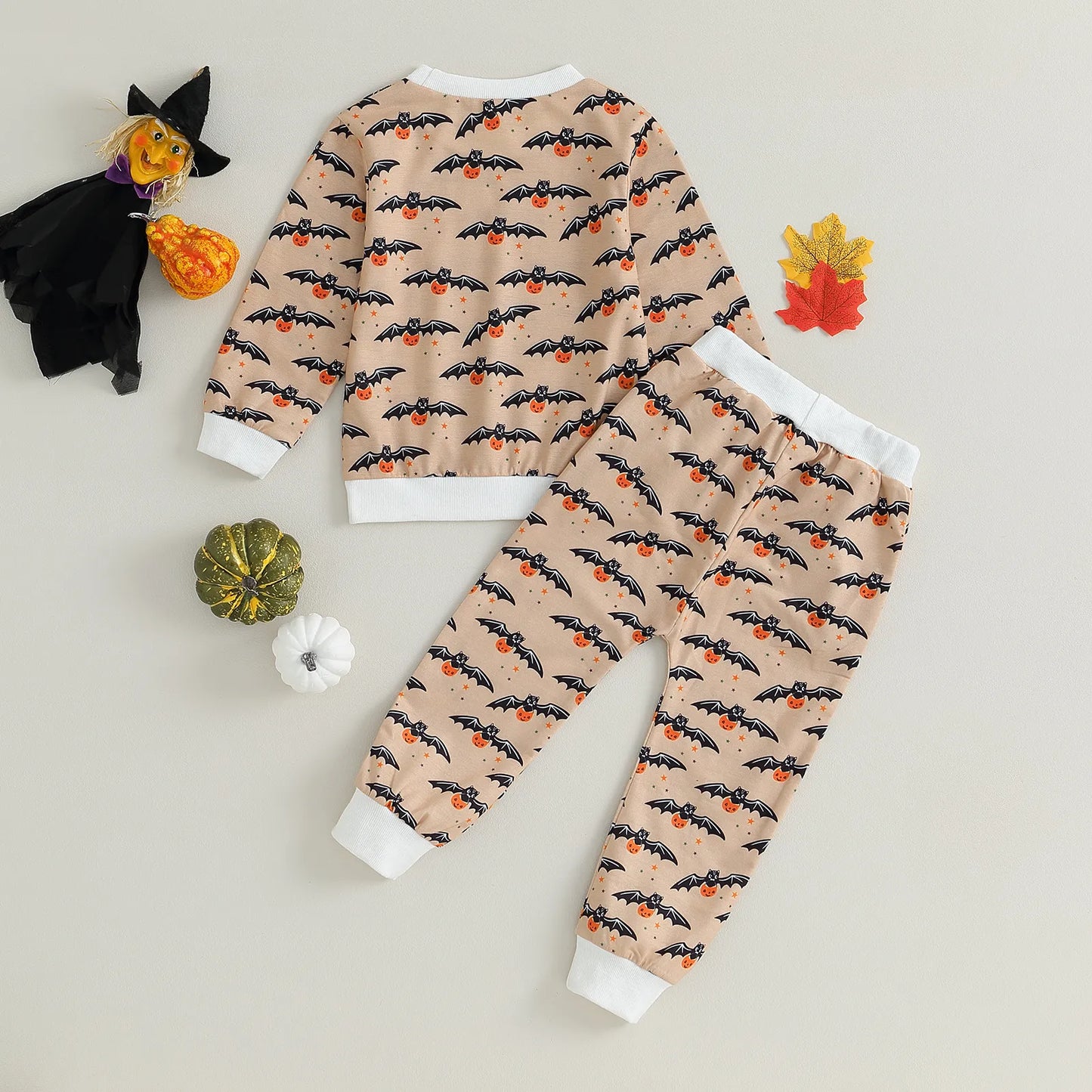 Halloween Outfits Long Sleeve Bat