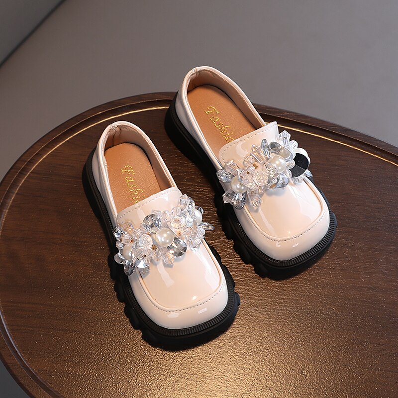 Women's children's shoes with rhinestone soles