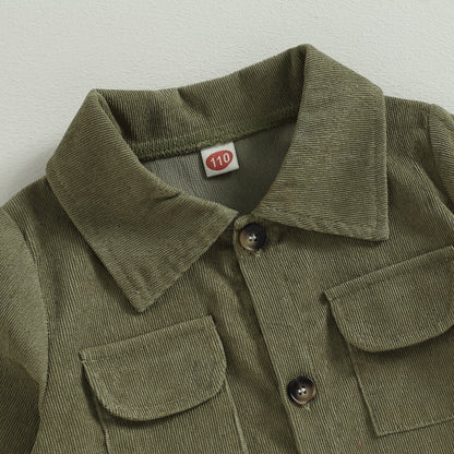 Jacket with collar and pocket