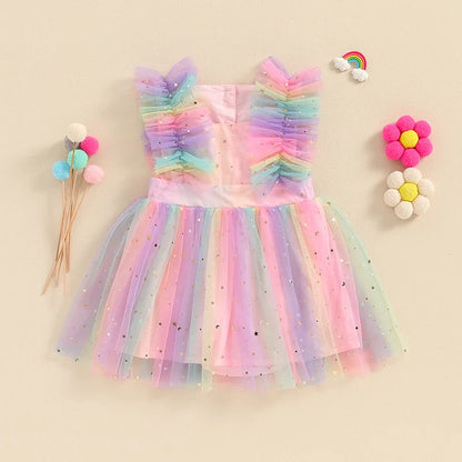 Children's Tulle Dress Little Stars