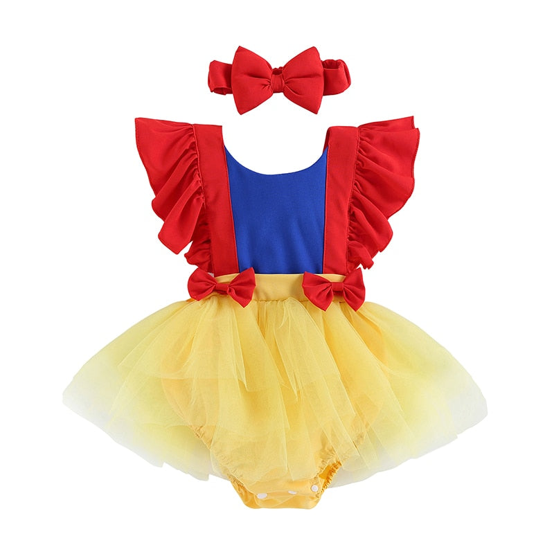 Children's dress with red headband