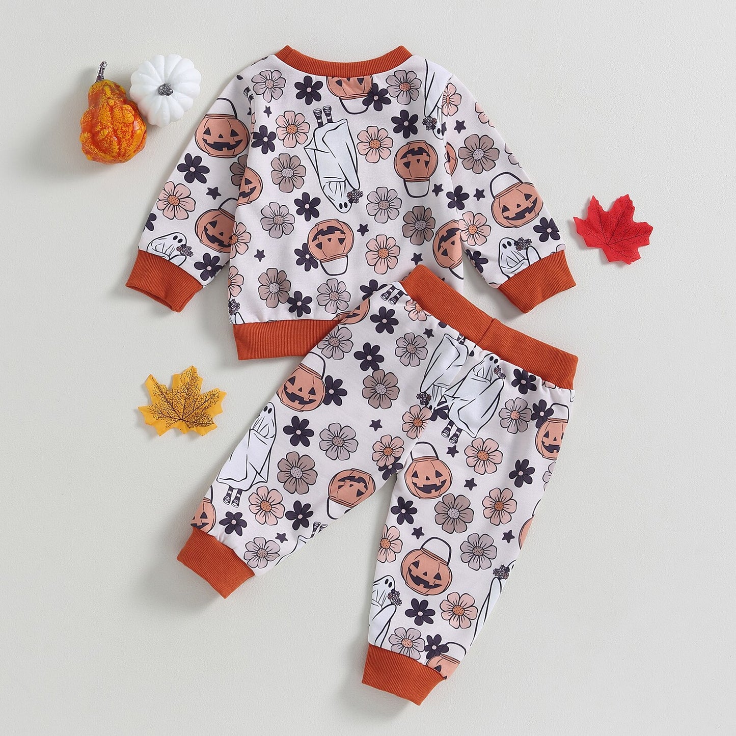 Halloween Set Long Sleeve Pumpkin