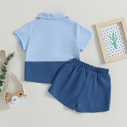 Children's blue summer set