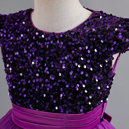 Glitter party dress for kids