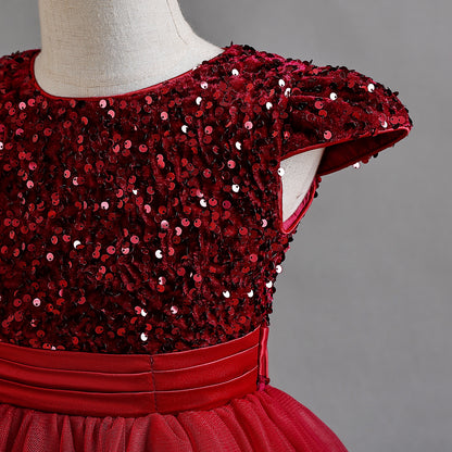 Glitter party dress for kids