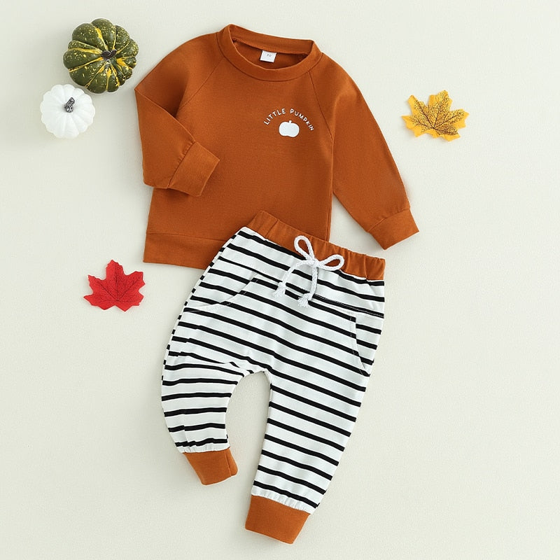 Children's set With Striped Pants