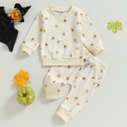 Set Pumpkin Halloween Clothes