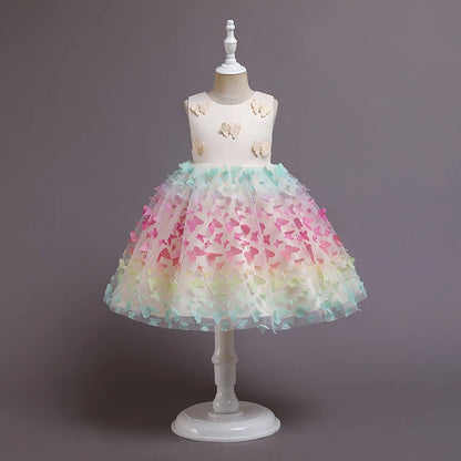 Butterfly Children's Party Dress