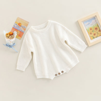 Baby basic overalls sweater