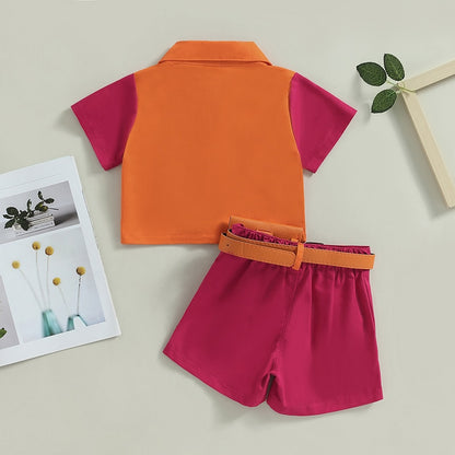 Pink and orange children's set