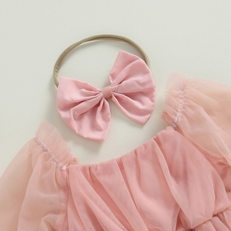 Body Baby dress in tulle + headband