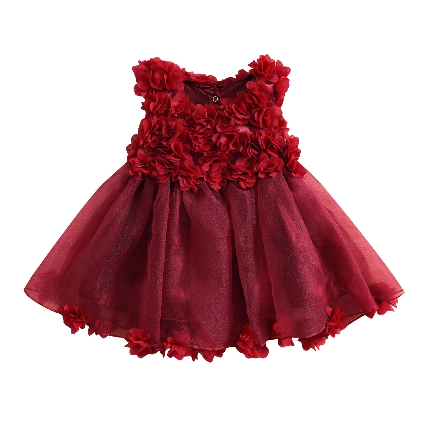 Dress with Flower Petals