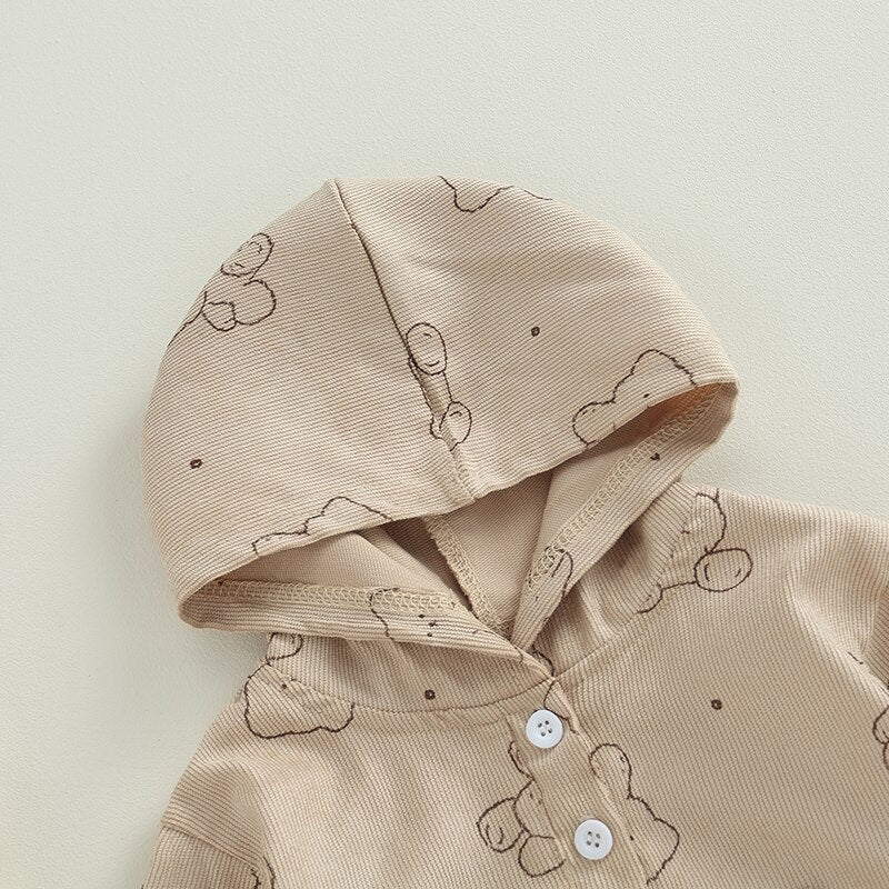 Baby Bodysuit with Little Bears