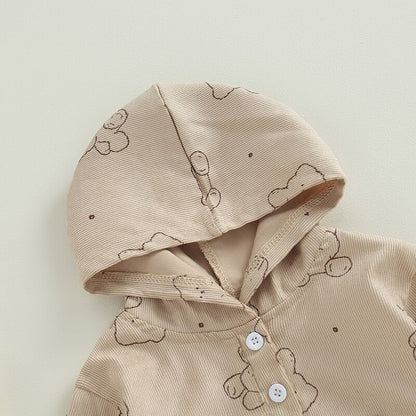 Baby Bodysuit with Little Bears