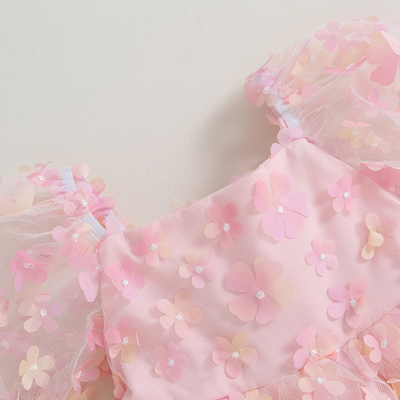 Delicate Dress for children with flowers