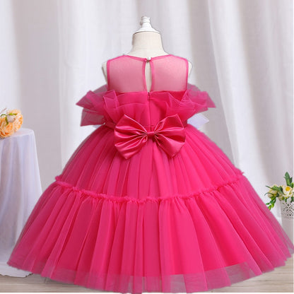 Tulle and lace Tiered Princess Dress