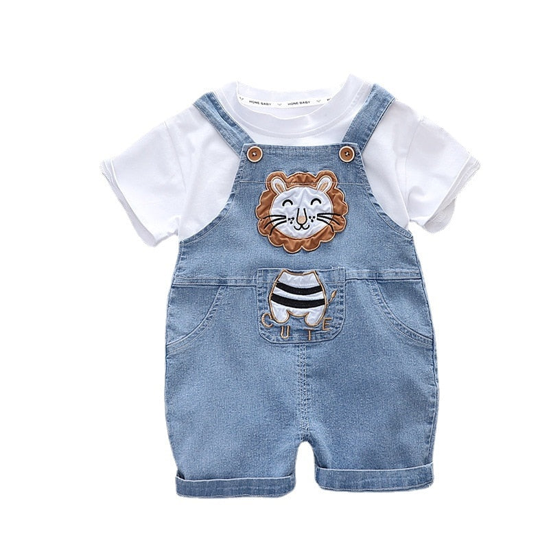 Set with Lion Jumpsuit