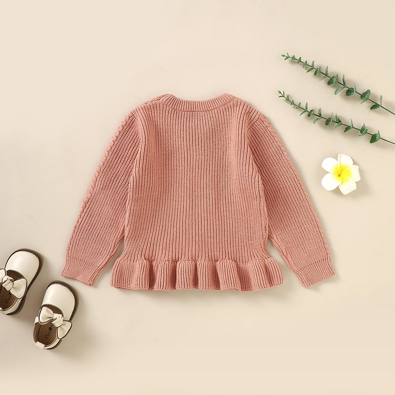 Pink baby sweater