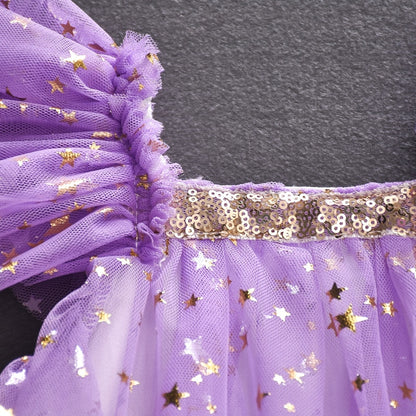 Purple Dress With Stars