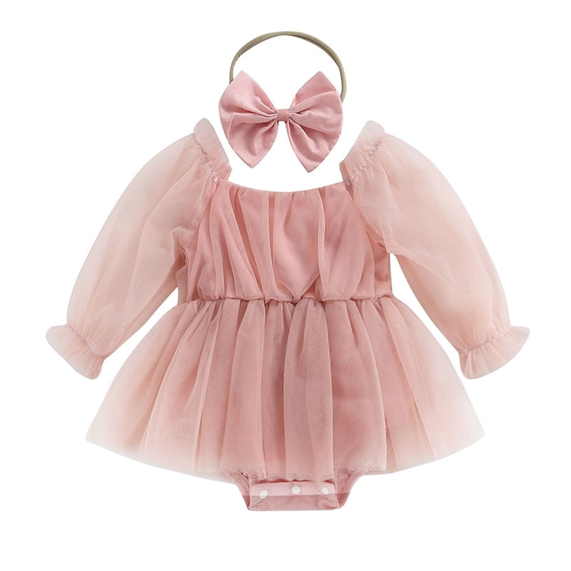 Body Baby dress in tulle + headband