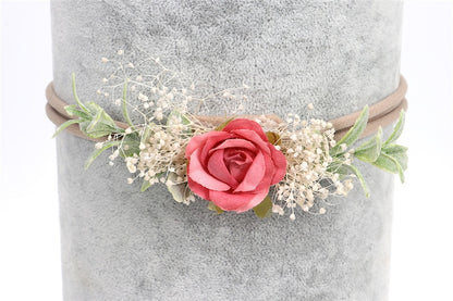 Headband with Rose