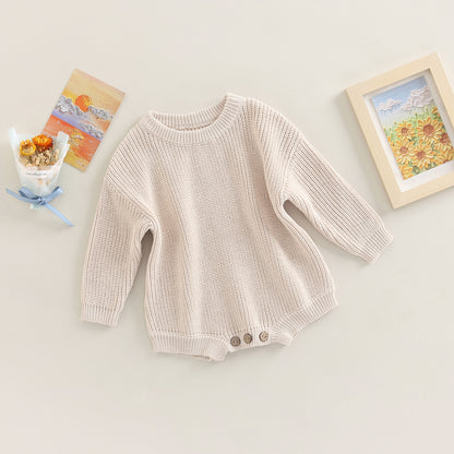 Baby basic overalls sweater