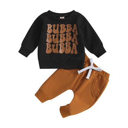 Kids black and brown set