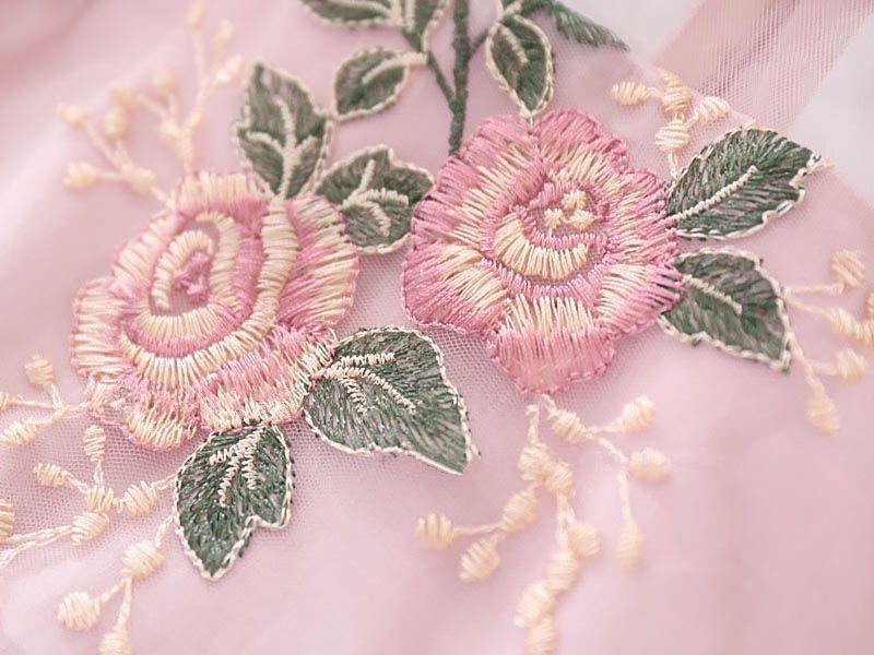 Elegant Children's Dress With Flowers