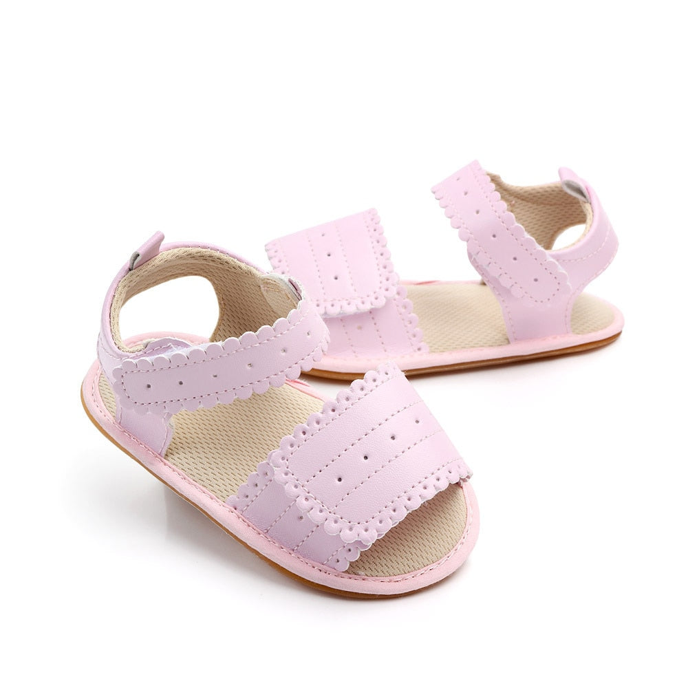 Delicate vintage baby sandal