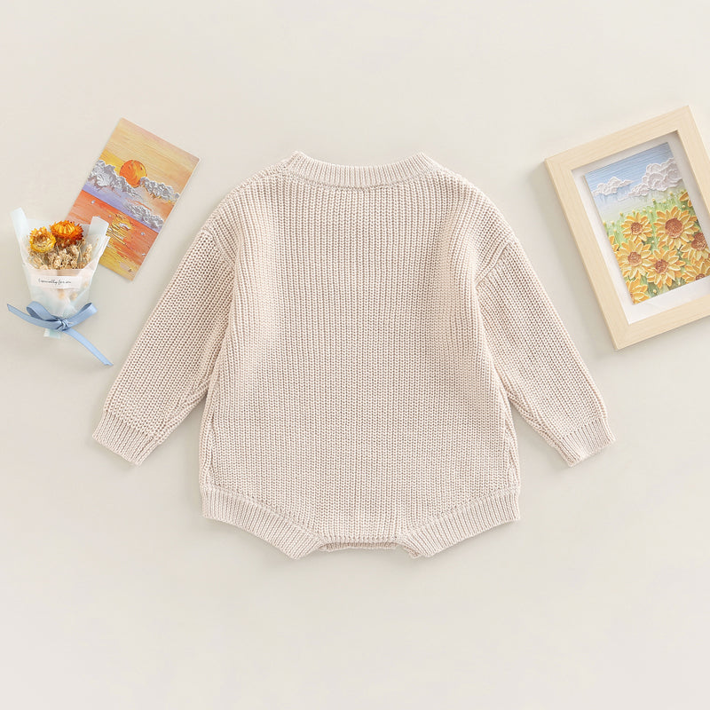 Baby basic overalls sweater