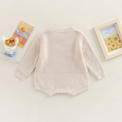 Baby basic overalls sweater