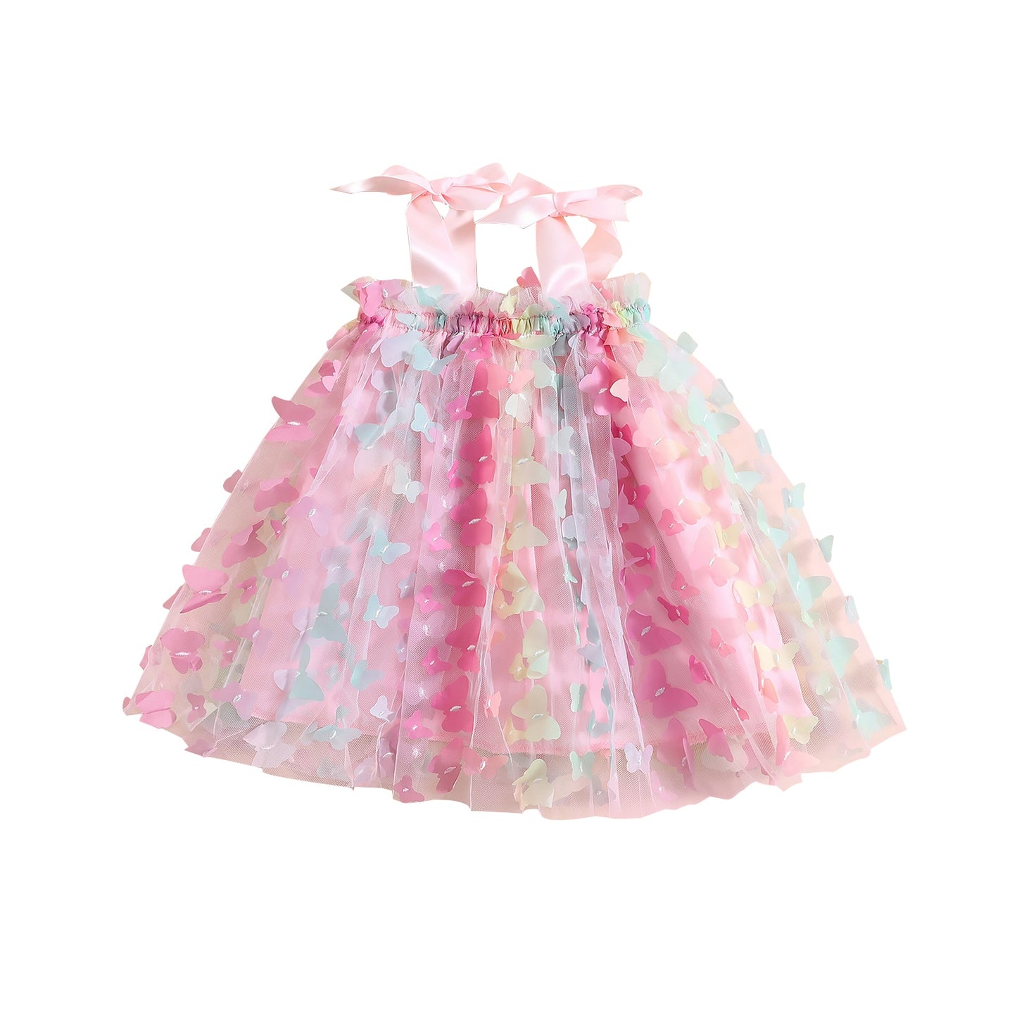 Children's Dress Colorful Butterflies