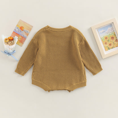 Baby basic overalls sweater