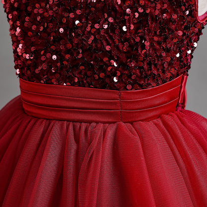 Glitter party dress for kids