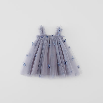 Children's tulle dress with little butterflies