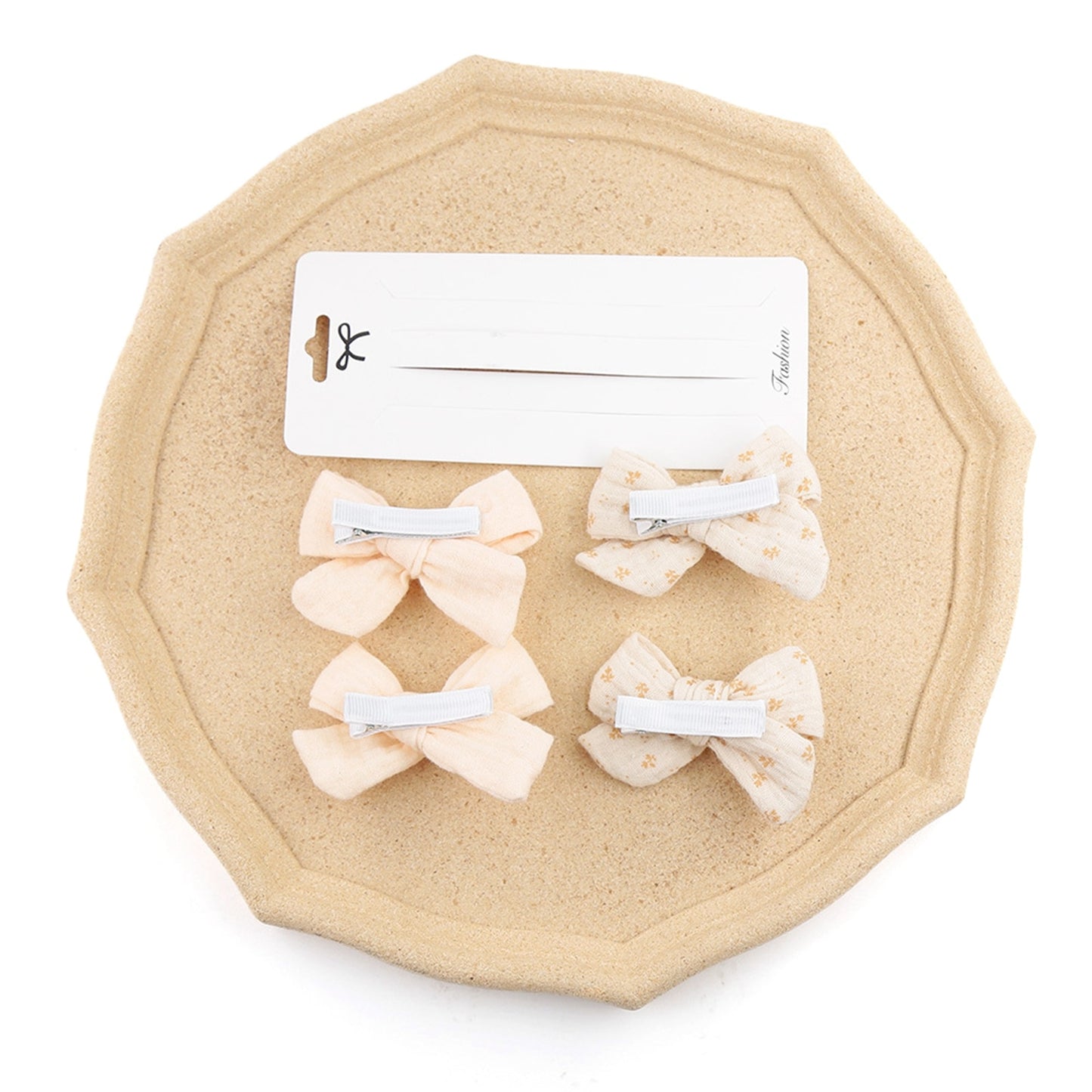 Kit 4 Children's bow hair clips