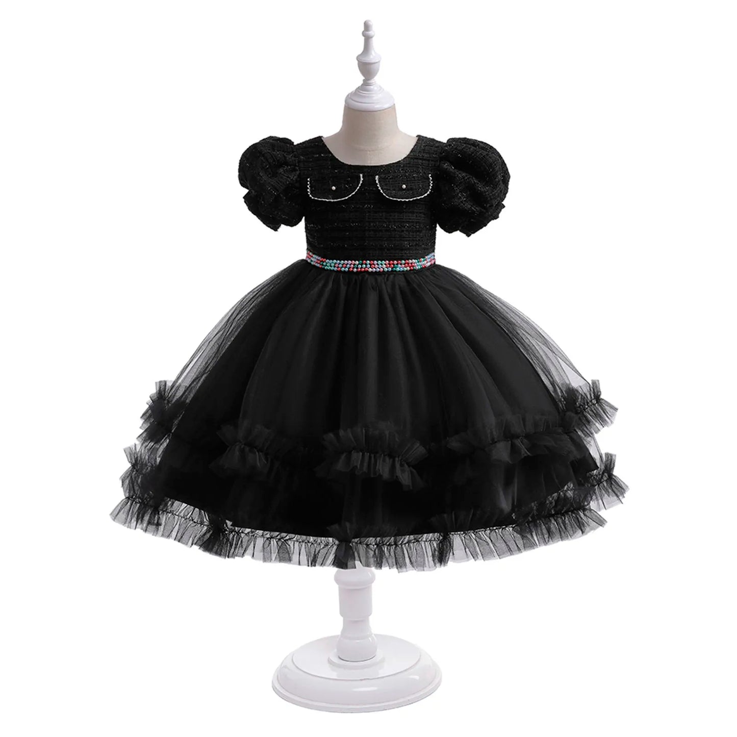 Children's black witch dress