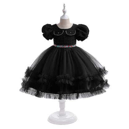 Children's black witch dress