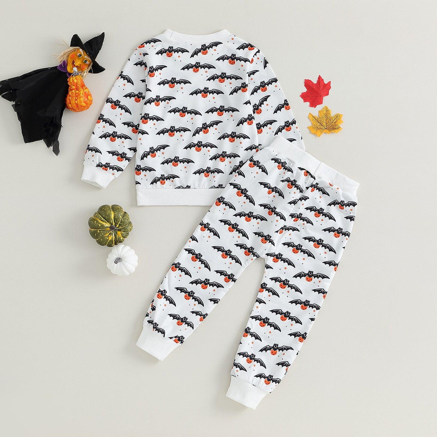 Halloween Outfits Long Sleeve Bat