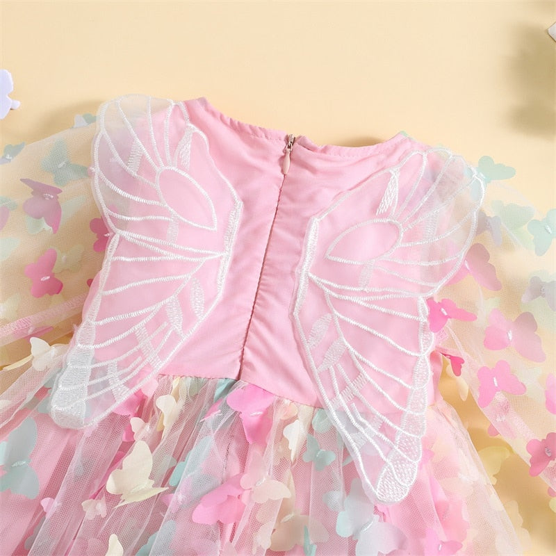 Butterfly long sleeve Baby Dress